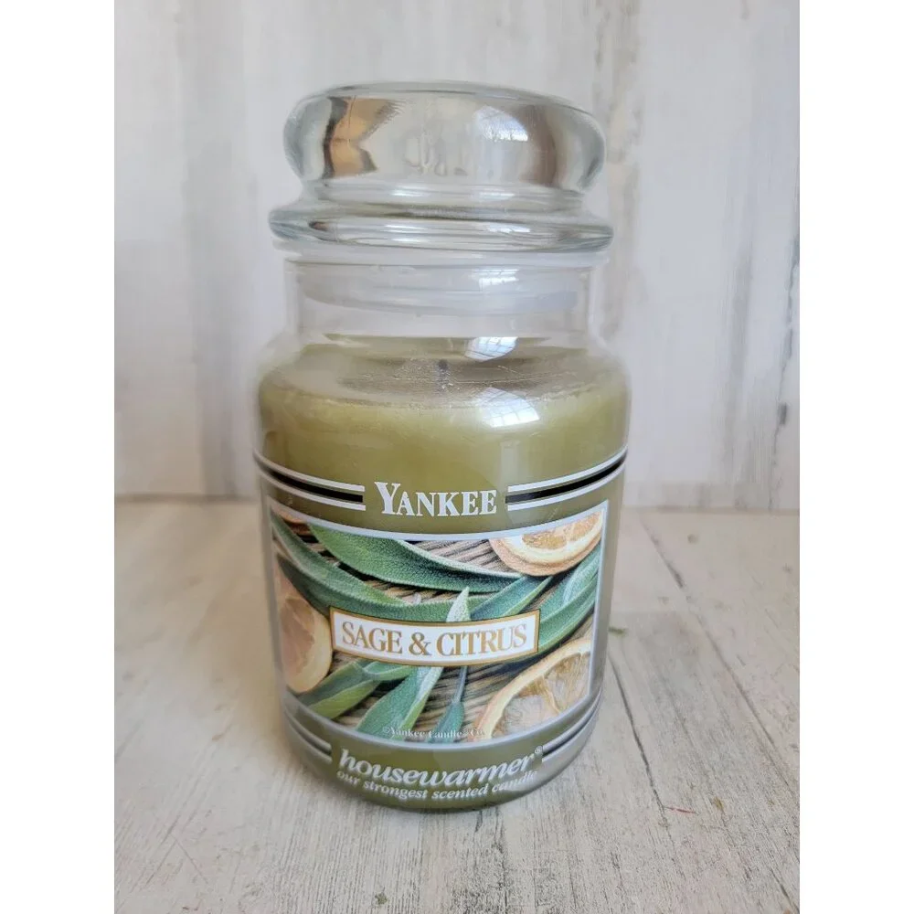 Yankee candle sage citrus house warmer Xmas home decor